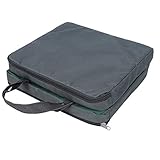 El diseño plegable, equipado con correas para facilitar su transporte, le brinda comodidad.