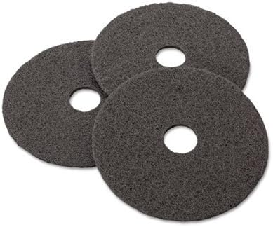 Stripper Floor Pad 7200, 17'', Black, 5/Carton