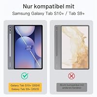 Hülle für Samsung Galaxy Tab S10 Plus/Tab S9 Plus 12,4 Zoll,Cremeweiß – Ansicht 2