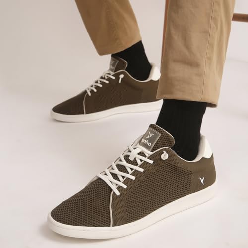 Image of YOHO Wind Sneakers for Men | Stylish Casual Shoes with Elastic Laces | Comfortable, Stretchable & Ultra-Lightweight | Premium Breathable Mesh Fabric
