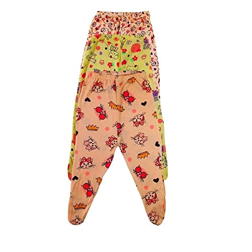 Mijão Calça Bebe Suedine Estampado Kit 3 peças Para Menina Roupa Bebe Infantil