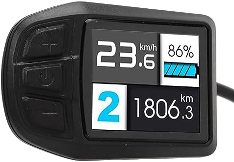 Electrical Bike LCD Display ABS Material 22.2 Mm Mounting Diameter, Compact