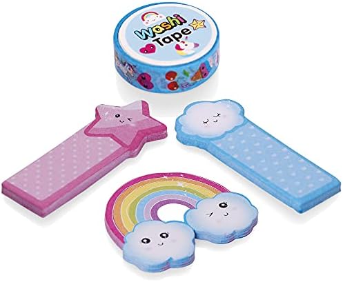 Style Girlz Unicorn Stationary Sets For Girls - Jumbo Pencil Case Filled With Unicorn Stationery - Unicorn Gifts For Girls Age 4-8 - Stationery Set For Girls