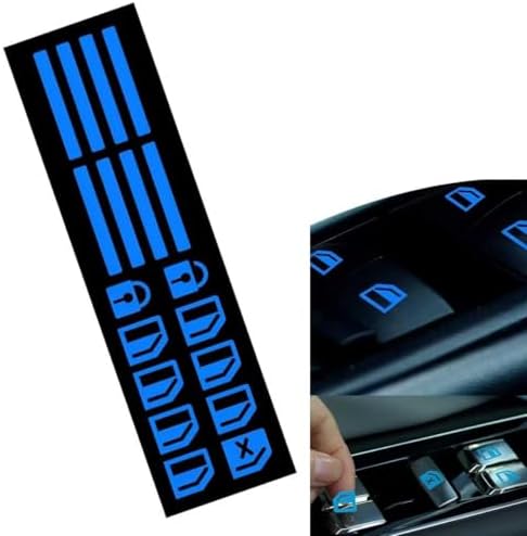 Car Window Button Logo Amazon.com: Teybouk Car Control Switch Luminous Sticker, Switch Window ...