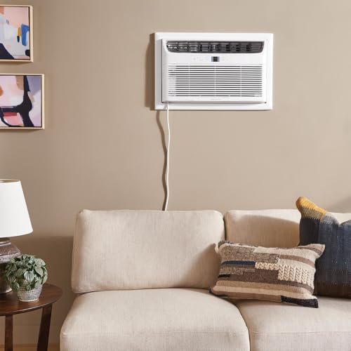Image of Frigidaire 14,000 BTU Wall Air Conditioner with Heater, Dehumidifier, Fan | 230V, 10600 BTU Heater, Dehumidifier, Fan, Quiet Energy Efficient, for Home Heating Cooling, Cools Rooms Up To 700 Sq Ft