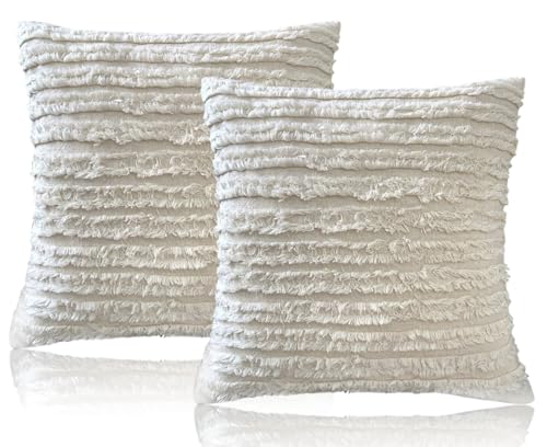 Image of TODY Cotton Cushion Cover 20x20 inches Set of 2 | 100% Cotton Cushion Cover 50cm x 50cm | Boho Cushion Covers 20 inch x 20 inch | 2020 Throw Pillow Cover 50 x 50cm for Sofa