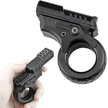 FREELOVE Zoom Premium Metal Fidget Toys for Adults, Small Magnetic Slider, Heavy Folding Haptic Block, Ratchet Wheel Fidget Ring, Flip Back Loading EDC, Ball Press Push Clicker Black