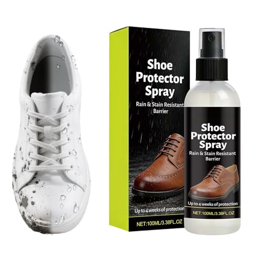 Spray protector de zapatos, 100 ml, agente protector para zapatos, spray antimanchas, para viajes, senderismo, hogar, cuero, tenis, tela, lona, botas