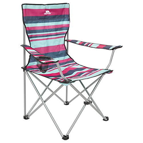 Trespass Branson Camping Chair, yl/XL, Tropical Stripe