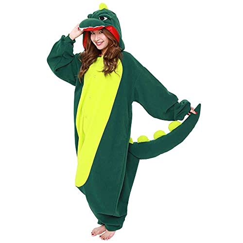 Grenouillère Homme Dinosaur Vert : le Pyjama Idéal pour Vos Soirées Canapé