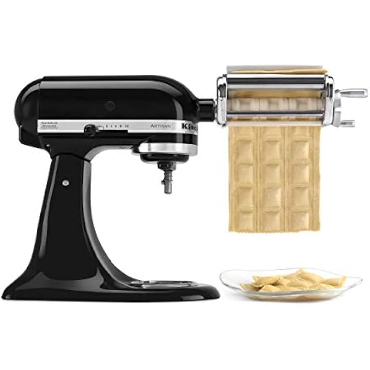 KitchenAid Value Bundle Artisan Series 5 Quart Tilt-Head Stand Mixer with Included Flex Edge Beater, KSM150FEOB, Onyx Black