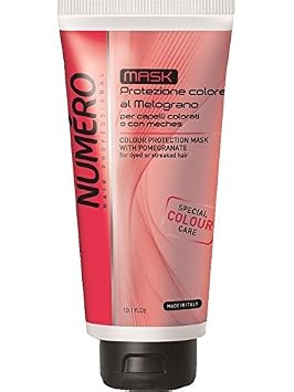 Brelil Numero Colour Protection Mask with Pomegranate for dyed or streaked Hair 10.1 fl.oz.