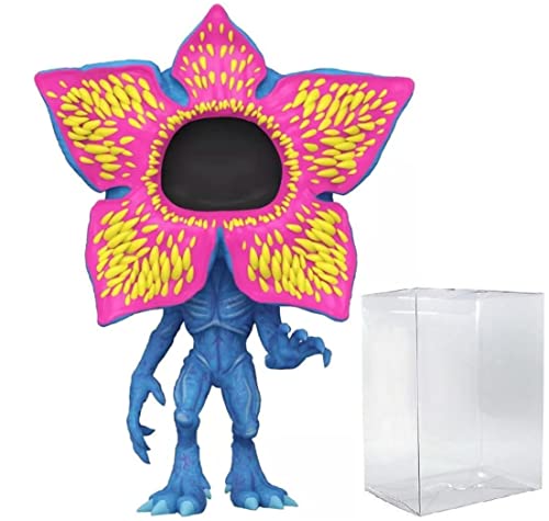 Image of POP Stranger Things - Blacklight Demogorgon Funko Vinyl Figure (Bundled with Compatible Box Protector Case), Multicolored, 3.75 inches