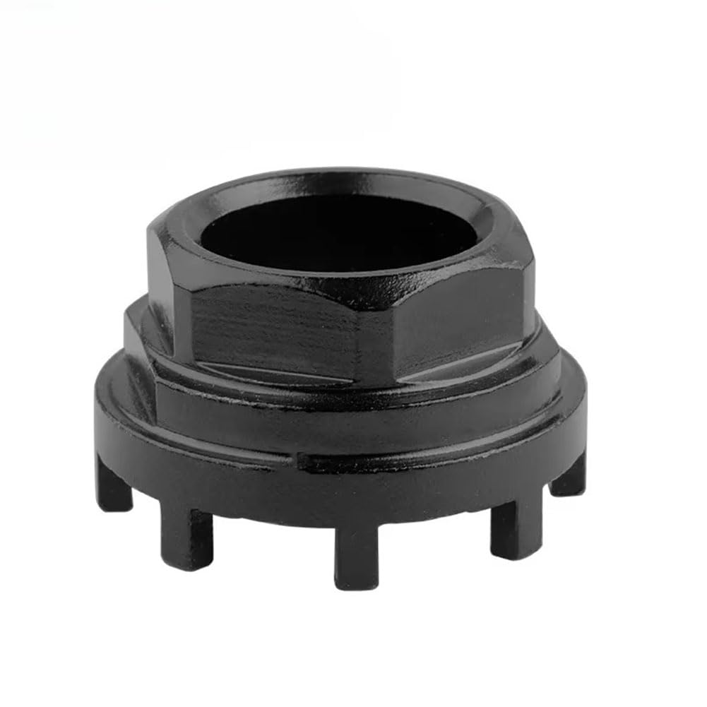Plmvhpb E-Bike Chainring Removal Sleeve - Eight Teeth Tool for Bicycle Drive-Side Bottom Bracket Cups