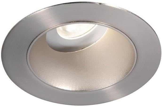 WAC Lighting HR3LEDT318PN835BN Tesla Pro 3.5" LED Round 0-30 Degree Adjustable Trim with Light Engine 3500K Narrow Beam, Brushed Nickel