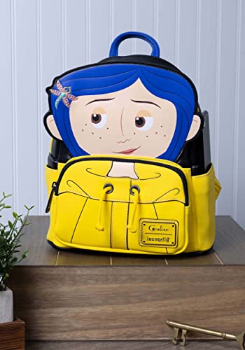 Loungefly Laika Coraline Raincoat Cosplay Womens Double Strap Shoulder Bag Purse2