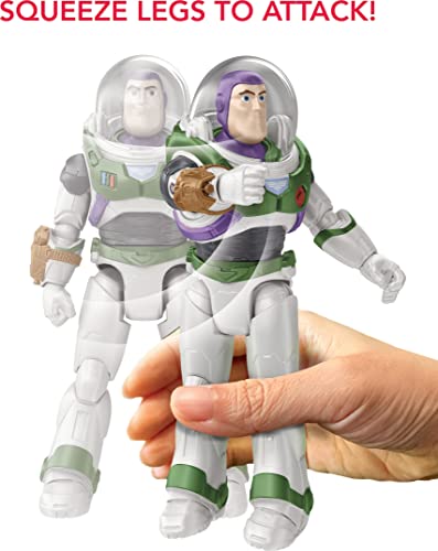 Mattel Lightyear Toys Action Figure & Accessories, Mission Equipped Buzz Lightyear Figure & Projectiles, Blasting Action #TOP4
