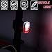 Mudder Running Lights for Runners Rechargeable LED Safety Lamps USB Rechargeable Clip on Strobe Bicycle Tail Lamps with 5 Modes Flashing Bike Lights for Night Riding Walking Hiking Pet Dog(4 Pieces)