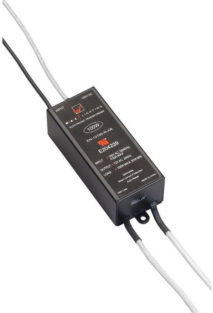 WAC Lighting EN-1260-R-AR Electronic Transformer, 120V - 12V 60W Max