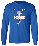 Long Sleeve DJ Moore AIR Buffalo Shirt T-Shirt Adult Small Blue