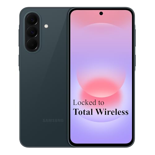 Image of total wireless Samsung Galaxy A37 5G, 128GB (Locked to | Prepaid Smartphone - AMOLED Display, Triple Camera, IP68, 5000mAh Battery, Black