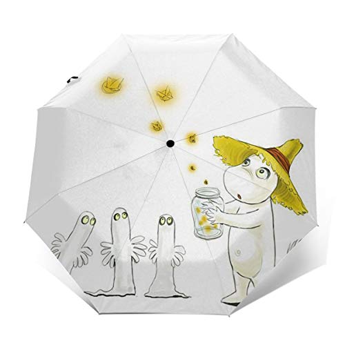 自動折り傘 ムーミン メンズ レディース 耐強風 人気新品 ワンタッチ 梅雨対策 晴雨兼用 日傘 超撥水 自動開閉 大きい 頑丈な ビッグサイズ ギフト 大きい 折り畳み傘 自動開閉