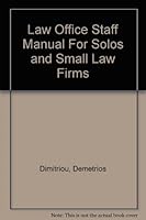 Law Office Staff Manual For Solos and Small Law Firms 1570732493 Book Cover