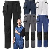 BrolloGroup Pantalone Uomo da Lavoro Multitasche e Porta Attrezzi Personalizzabile Projob PS 33318-BS
