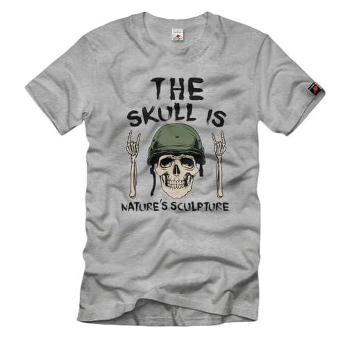 T-shirt #40232 The Skull une poésie organique à fleur de peau