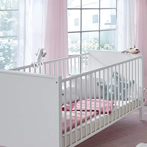 Tripod Baby Monitor Mount Compatible with Infant Optics DXR-8 and DXR-8 Pro Baby Monitor, Flexible Baby Camera Holder for Crib Without Tools or Wall Damage - White - Thumbnail 6