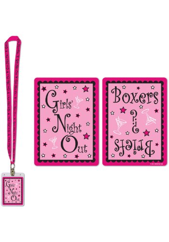 Beistle Girls' Night Out Party Pass, 25-Inch