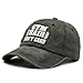 Jumsky Fitness Accessories,Workout Gifts, Gym Hair Don't Care Hat Adjustable Denim Baseball Caps Snapback Black