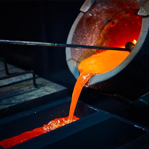 QUARKZMAN 3 Stück Graphitrohr Graphitrührstab Stab Schmelztiegelrührstab 5mmx10mmx50mm zum Rühren von flüssigen Metallen, Schmelzen, Gießen