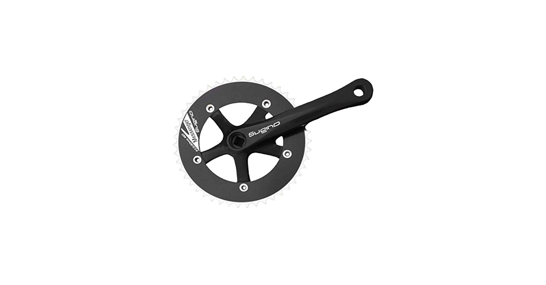Amazon | Sugino RD-2 Messenger Crankset, 165x46, Black by