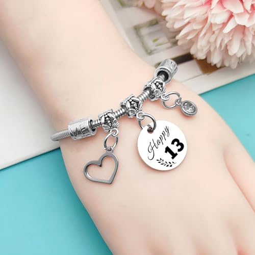 13th Birthday Gifts Bracelet Birthday Gifts for Teens 13 Happy 13th Birthday Gift 13 Year Old Jewelry Gifts for 13 Year Old Birthday Gift for Sister Daughter Friend Niece christmas Graduation Gift2