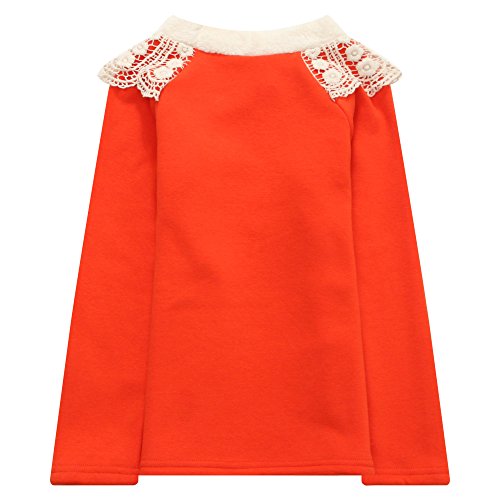 Richie House Little Girls' Warm Pullover with Fur Collar2