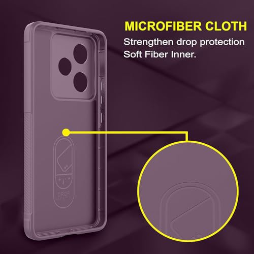 Image of Amazon Brand-Solimo Mobile Cover for Realme GT 7 5G / GT 7T 5G | Full Camera Protection | Liquid Silicon Case | Flexible Bumper Case for Realme GT 7 5G / GT 7T 5G (Purple)