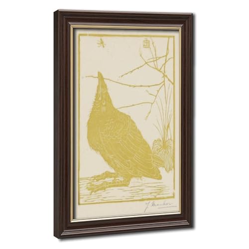 Impression Jan Mankes Crow sur papier mat 20x30 cm pour deco bureau