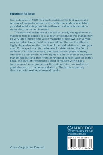 Magnetoresistance in Metals (Cambridge Studies in Low Temperature Physics, Series Number 2) - Image 2