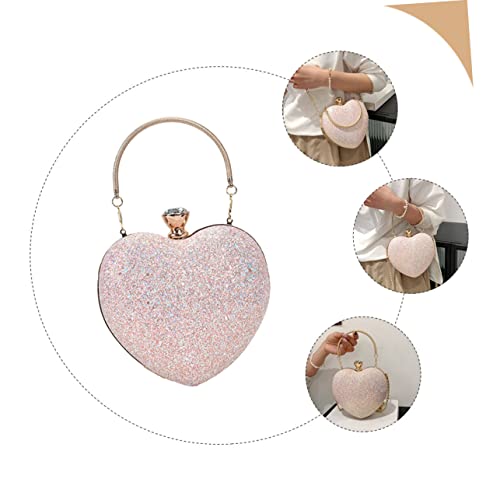 Paquet à paillettes de cœur pour briller en soirée et fête