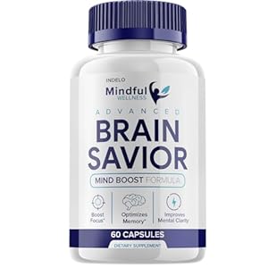 Mindful Wellness Advanced Brain Savior Capsules Pills, Mindfull Wellness Brain Savior Mind Boost Supplement for Cognition and Focus, Brain Savior by Mindful Welness Brain Pill Supplement (60 Capsules)