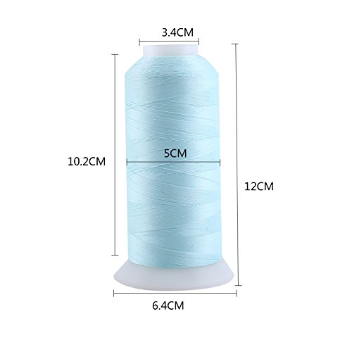 Hilo de bordar fosforescente 30WT 500M poliéster miniatura 3