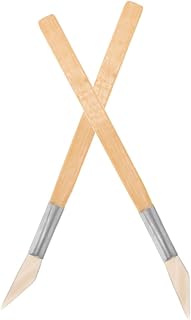 2 piezas Herramienta de Bruñido de con Mango Ergonómico para Pulido y Alisado de Joyas de Plata y Herramienta Práctica y Portátil para Manualidades y Fabricación de Joyería