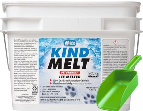 Harris Kind Melt Pet Friendly Ice and Snow Melter, Fast Acting 10...