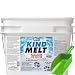 HARRIS Safe Melt Pet Friendly Ice and Snow Melter, Fast Acting 100% Pure Magnesium Chloride Formula, 15lb with Scoop Included Inside Bucket