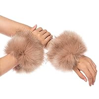 1 paar bont-armwarmers voor dames, polswarmers, bont, bontmanchet, handschoenen, kunstbont, winter, polswarmer voor trui, mantel, vest, jassen voor vrouwen, zwart 1 paar bont-armwarmers voor dames, polswarmers, bont, bontmanchet, handschoenen, kunstbont, winter, polswarmer voor trui, mantel, vest, jassen voor vrouwen, zwart