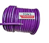 Ton's Performance 8mm Silicone Copper Core Ignition Spark Plug Wire, Sold by The Foot, 0 ohms/ft, Uncut Continuous roll, TONS-8MM-WC (Purple)