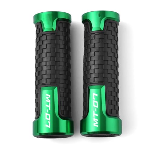 Poignées de guidon moto CNC gel anti-fatigue des mains pour pilote de MT07 2014-2021