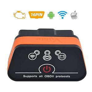 Vgate None iCar, wifi-versie, zwart-oranje