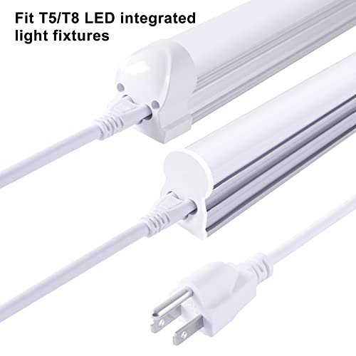 TRLIFE 6FT LED Light Power Cord with On/Off Switch, T8 Power Cord Extension Cord with US Plug for LED T5 T8 Integrated Tube Light Fixtures (2 Pack) by TRLIFE - Used condition - Image 2